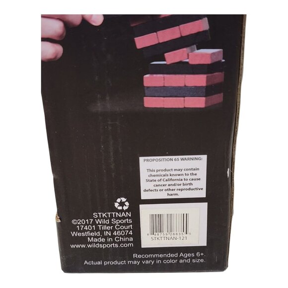 NFL New York Jets Table Top Stackers Tailgate Wood Blocks Game, NEW Sealed - Picture 6 of 10